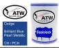 Preview: Dodge, Brilliant Blue Pearl Metallic, CH / PCH: 500ml Lackdose, von ATW Autoteile West.